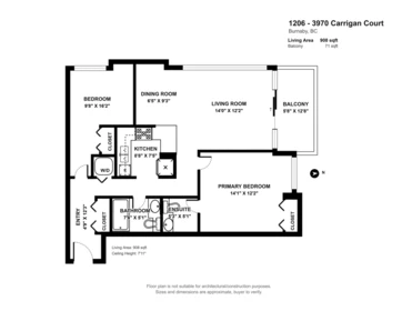 Garage Interior Photo of 1206 3970 Carrigan Court, Burnaby, BC