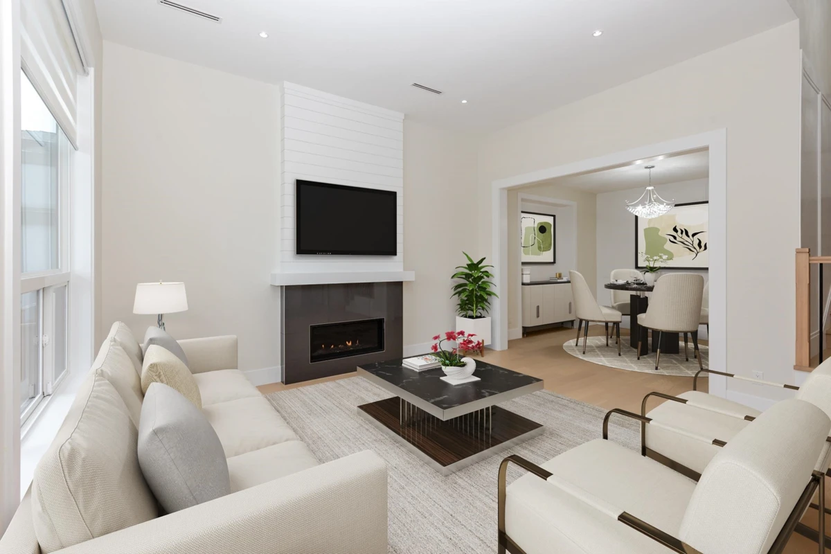 Living Room Photo of 15672 82A AVENUE, Surrey BC V4N 0R9