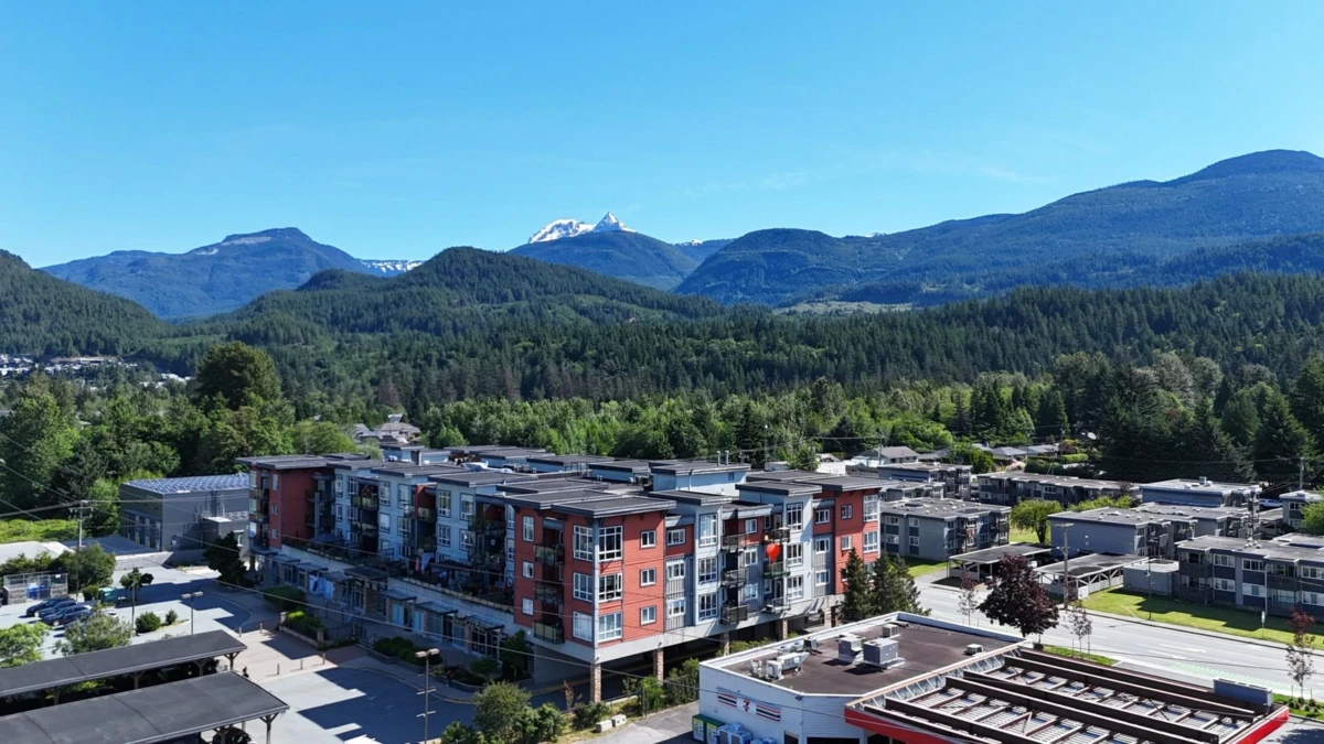 Exterior Rear Photo of 303 40437 Tantalus Road, Squamish, BC