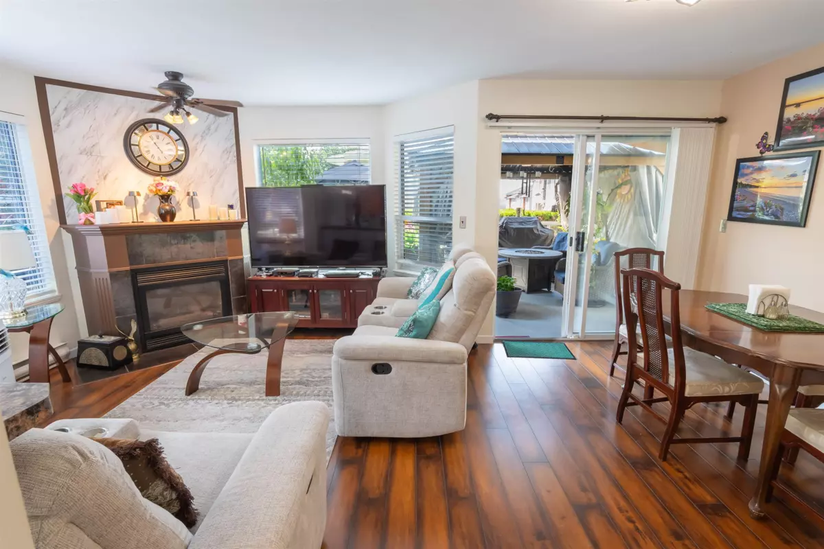 Living Room Photo of 109 7554 Briskham Street, Mission, BC