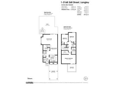 Staircase Photo of 1 3168 268 Street, Langley, BC