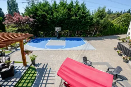 Aerial View of 12862 54a Avenue, Surrey, BC