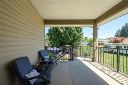 Aerial View of 825 Robinson Street, Coquitlam, BC