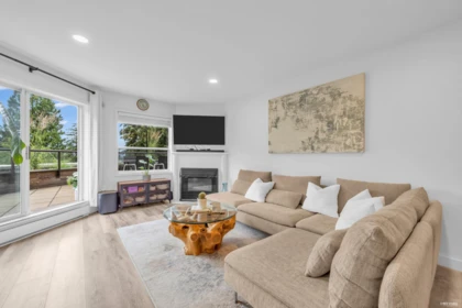 Family Room Photo of 604 1500 Ostler Court, North Vancouver, BC