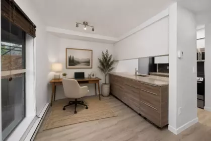 Living Room Photo of 103 1365 W 4th Avenue, Vancouver, BC