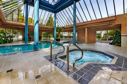 Aerial View of 506 71 Jamieson Court, New Westminster, BC