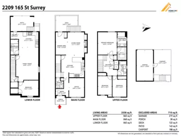 2209 165 Street, Surrey, BC, Surrey — Half Duplex for sale