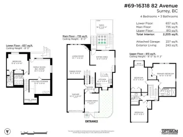 69 16318 82 Avenue, Surrey, BC, Surrey — Townhouse for sale