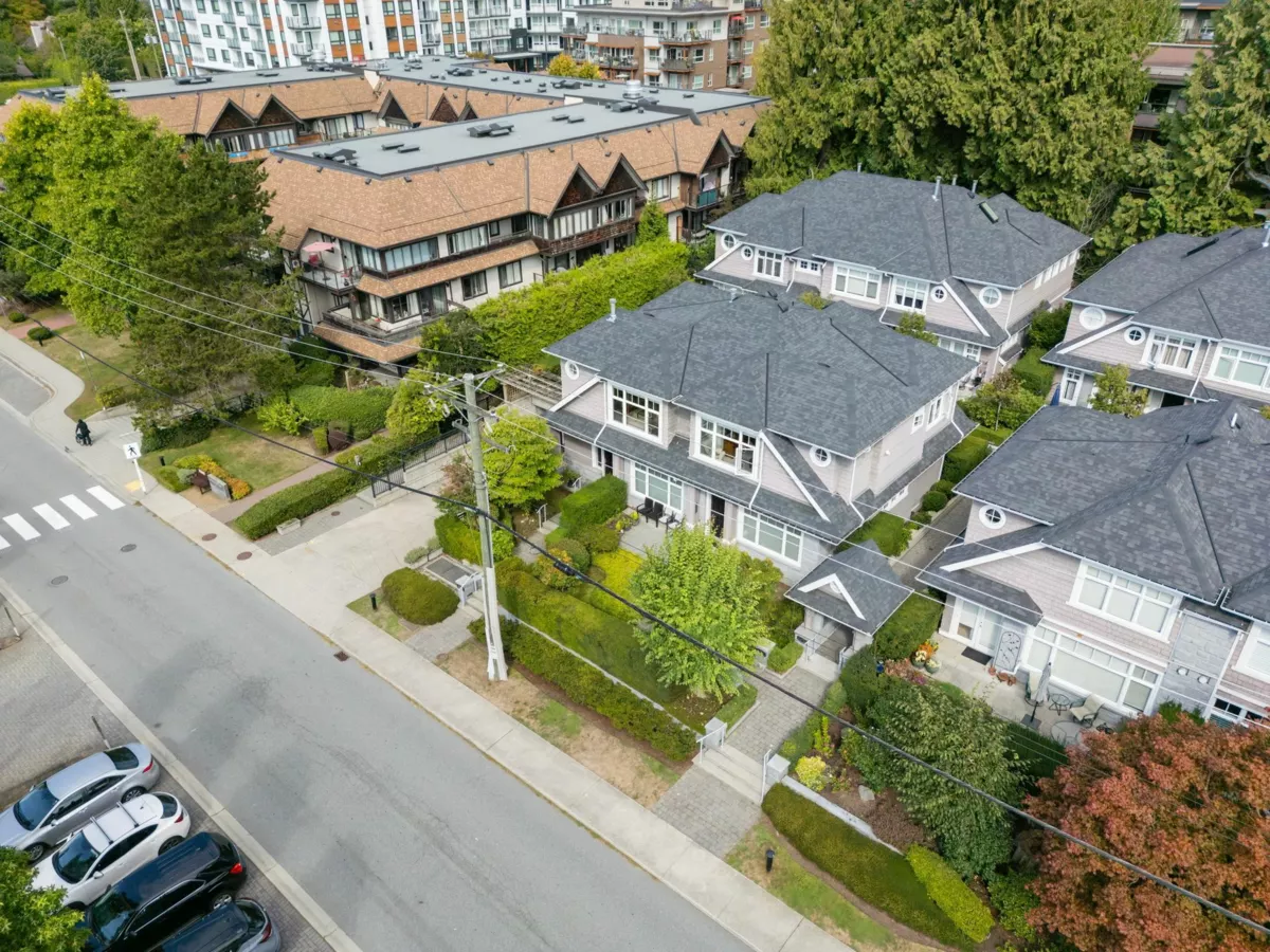 Aerial View of 2133 Gordon Avenue, West Vancouver, BC