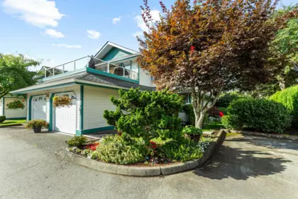 Aerial View of 402 7500 Columbia Street, Mission, BC