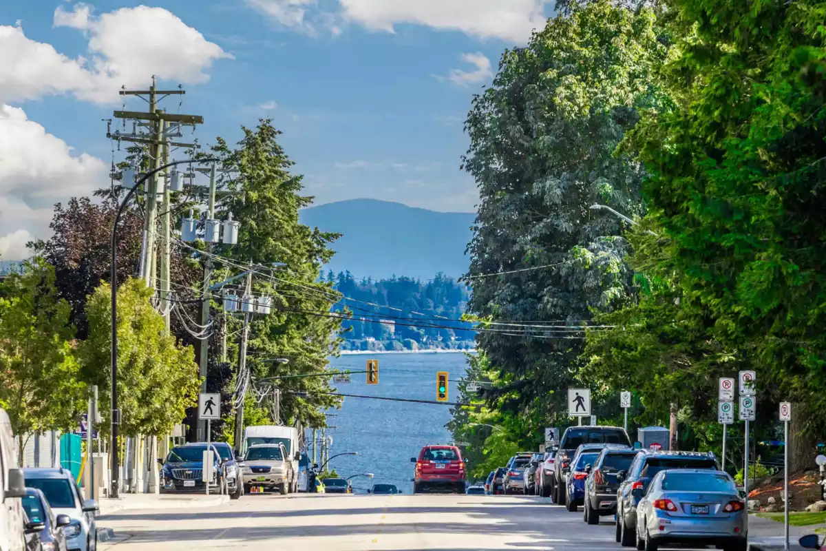 Aerial View of 218 15020 North Bluff Road, White Rock, BC
