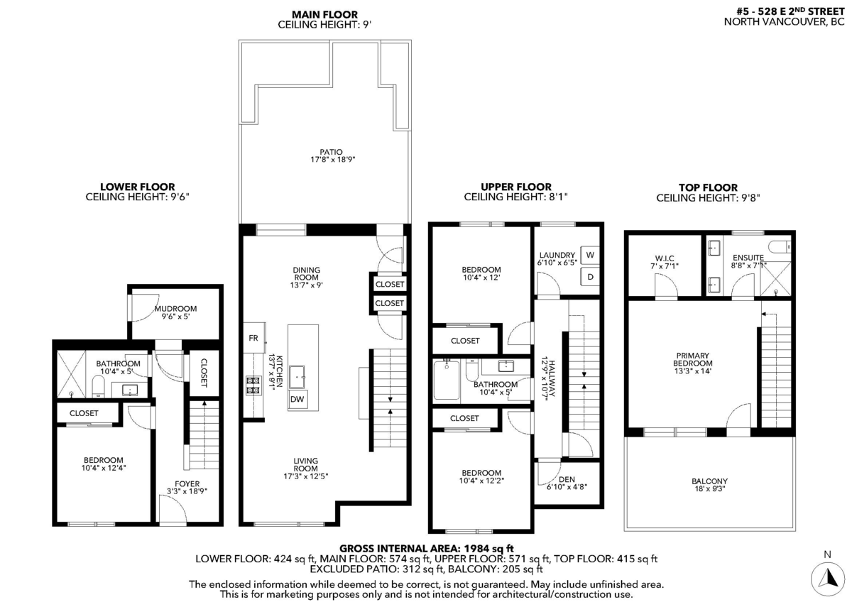 Playground / Recreational Area Near 5 528 E 2nd Street, North Vancouver, BC