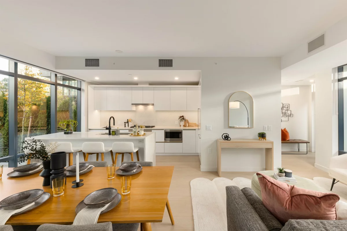 Dining Area Photo of 101 5987 Wilson Avenue, Burnaby, BC