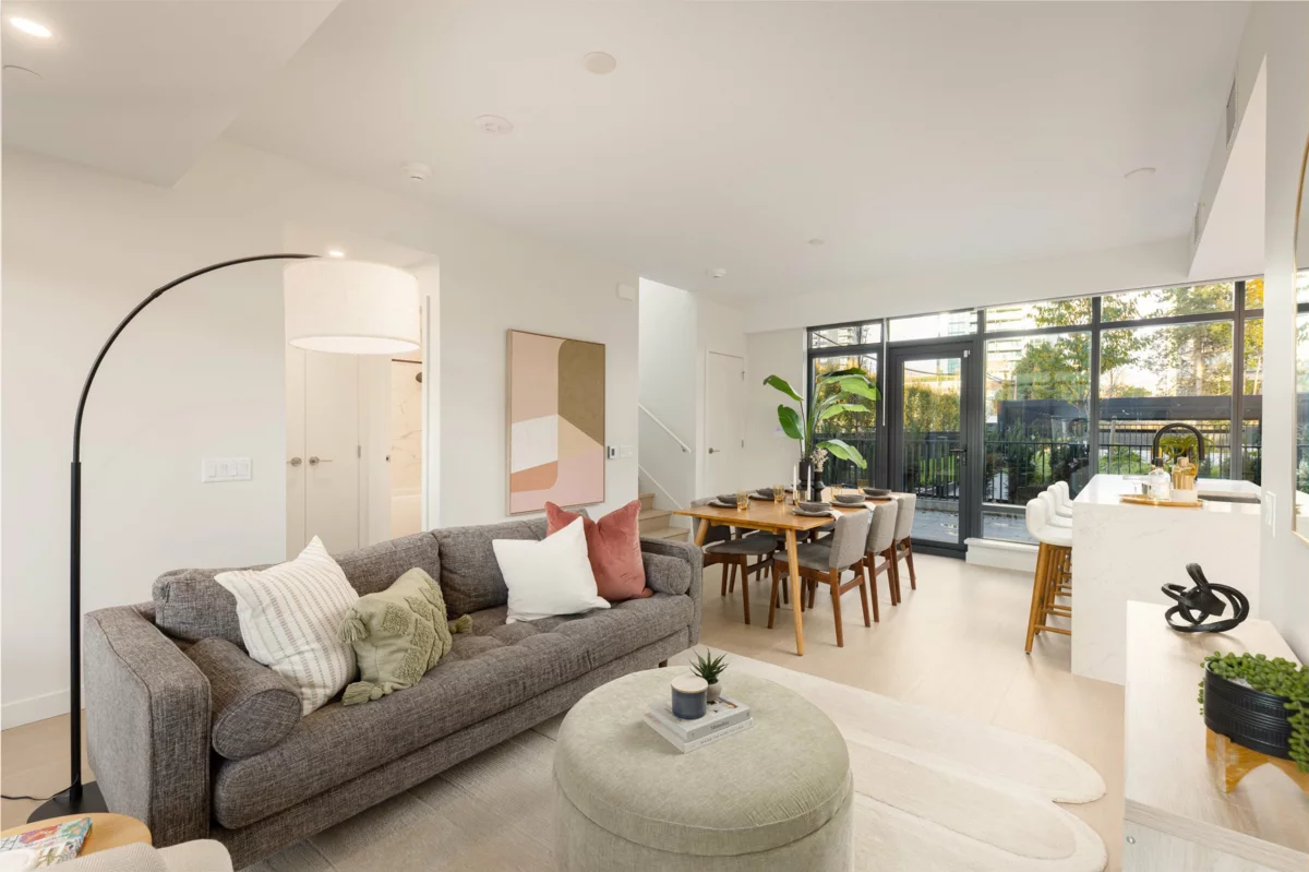 Living Room Photo of 101 5987 Wilson Avenue, Burnaby, BC