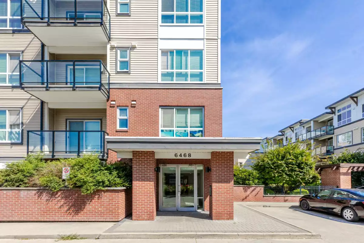 Exterior Rear Photo of 213 6468 195a Street, Surrey, BC