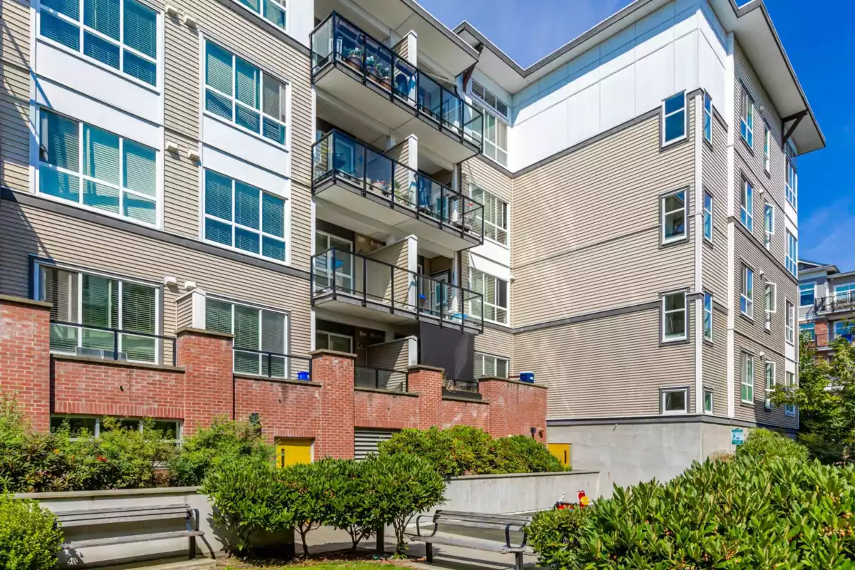 Outdoor Deck Photo of 213 6468 195a Street, Surrey, BC