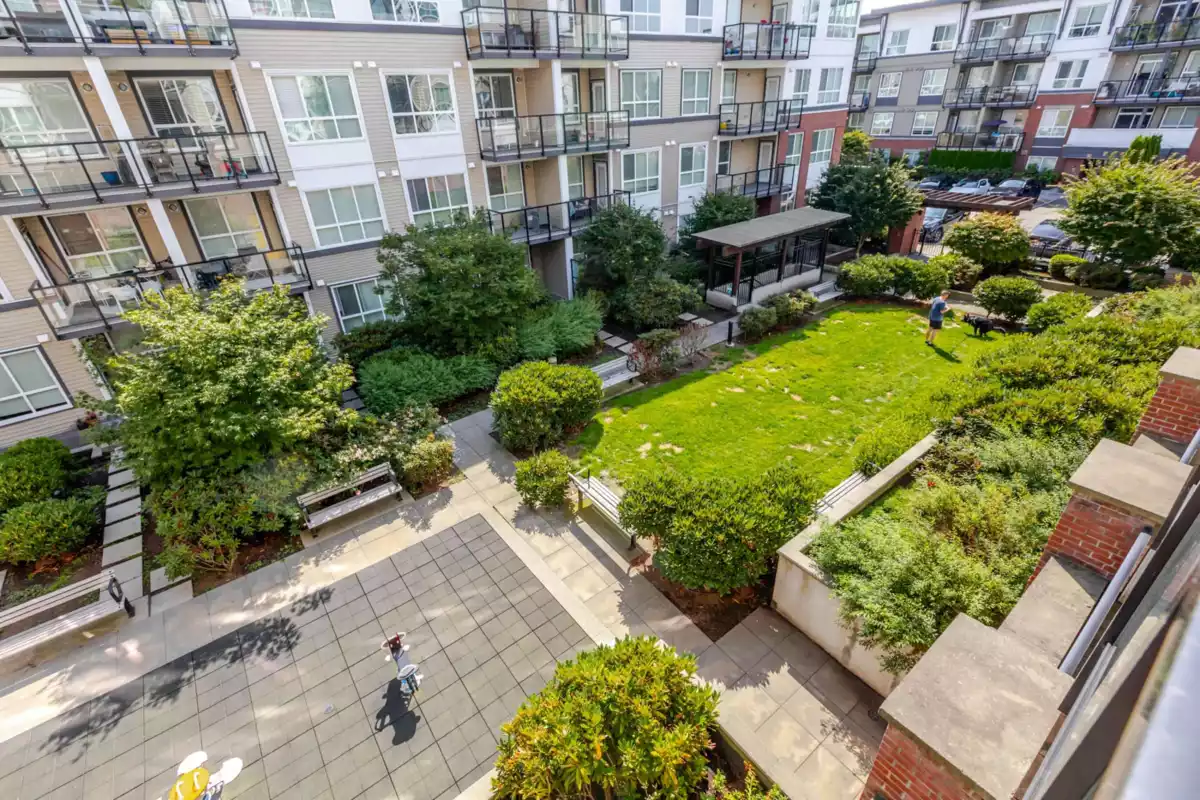 Outdoor Patio Photo of 213 6468 195a Street, Surrey, BC