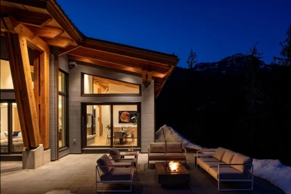 Aerial View of 1600 Southlands Lane, Whistler, BC