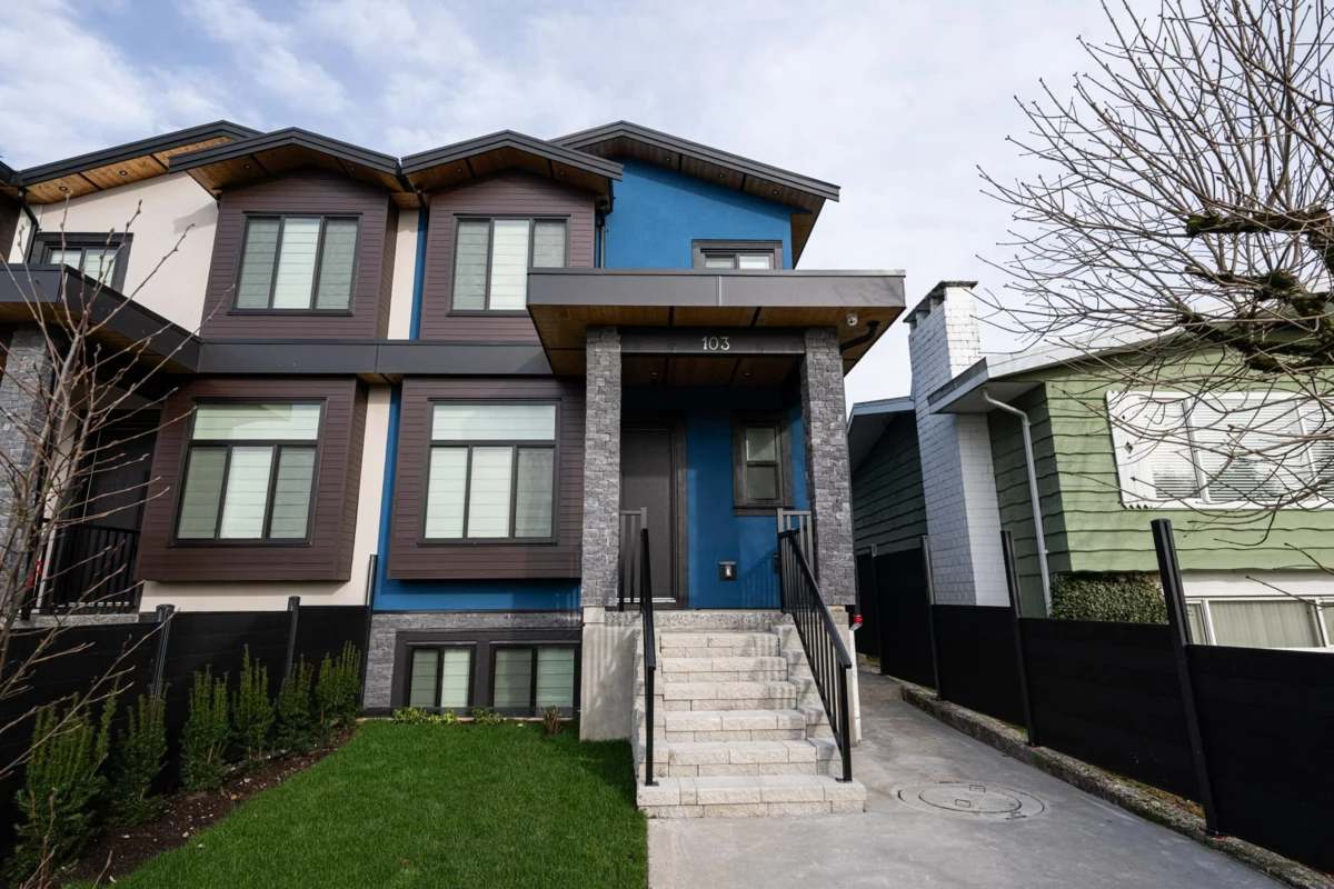 Exterior Rear Photo of 103 1149 Dansey Avenue, Coquitlam, BC