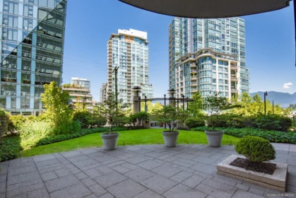 Backyard Photo of 1806 588 Broughton Street, Vancouver, BC