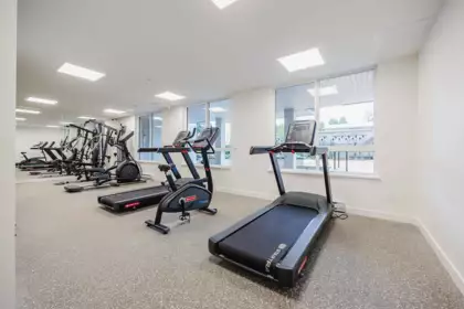 Basement Recreation Room Photo of 503 32174 George Ferguson Way, Abbotsford, BC