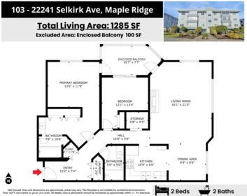 Hallway Photo of 103 22241 Selkirk Avenue, Maple Ridge, BC