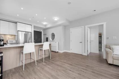 Kitchen Photo of 309 3588 Sawmill Crescent, Vancouver, BC