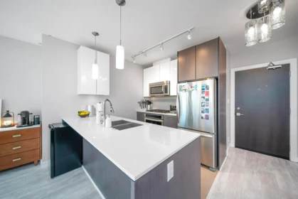 Kitchen Island Photo of 1201 6951 Elmbridge Way, Richmond, BC