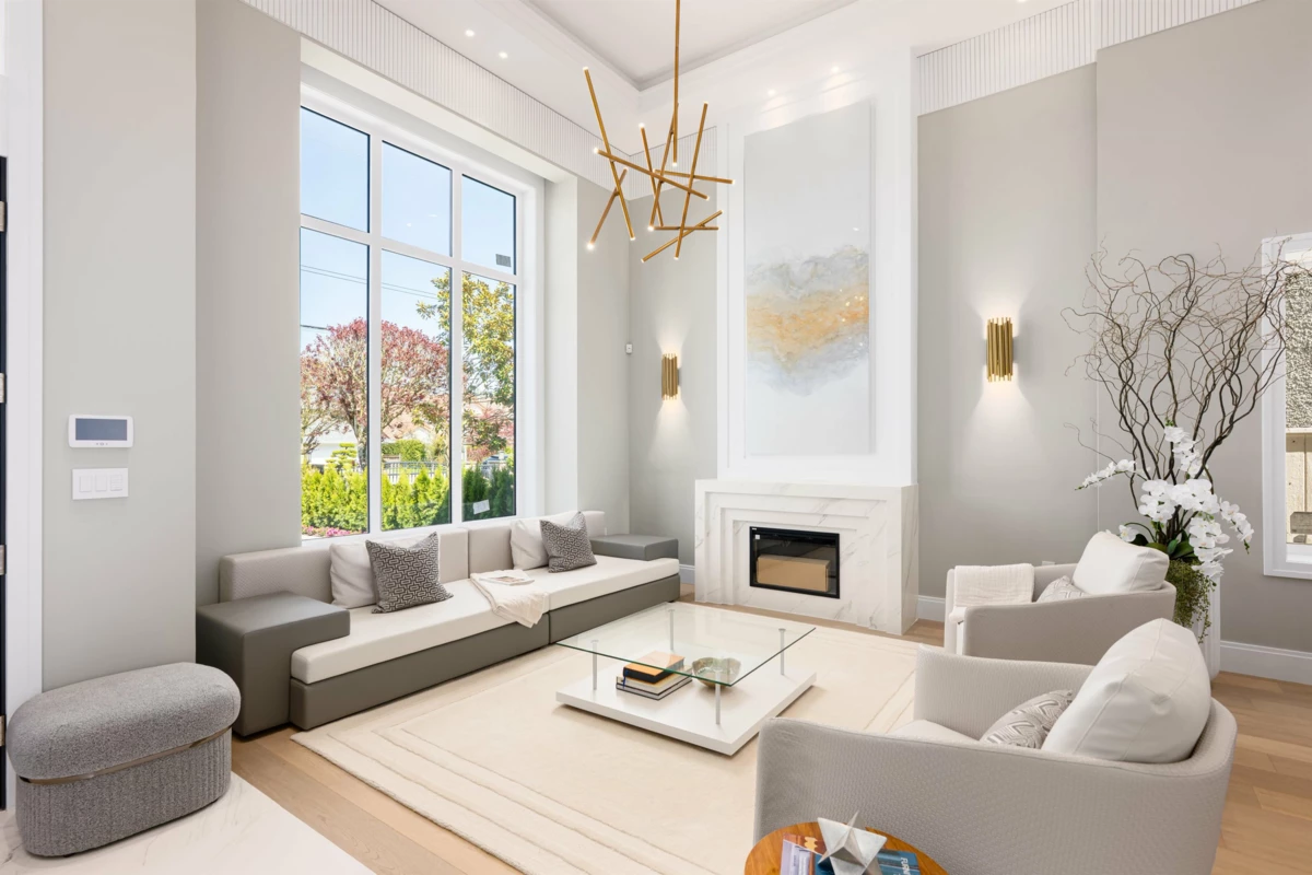Living Room Photo of 6120 Maple Road, Richmond, BC