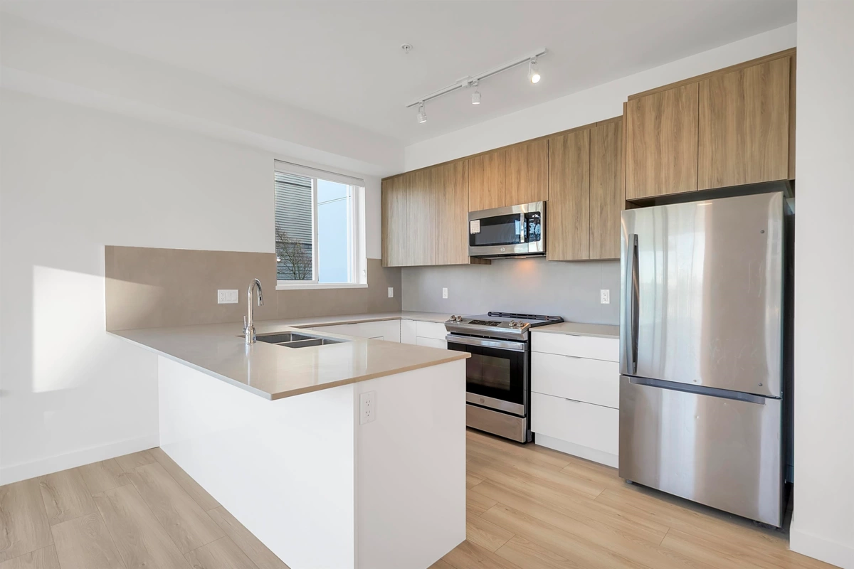 Living Room Photo of 104 11913 Burnett Street, Maple Ridge, BC