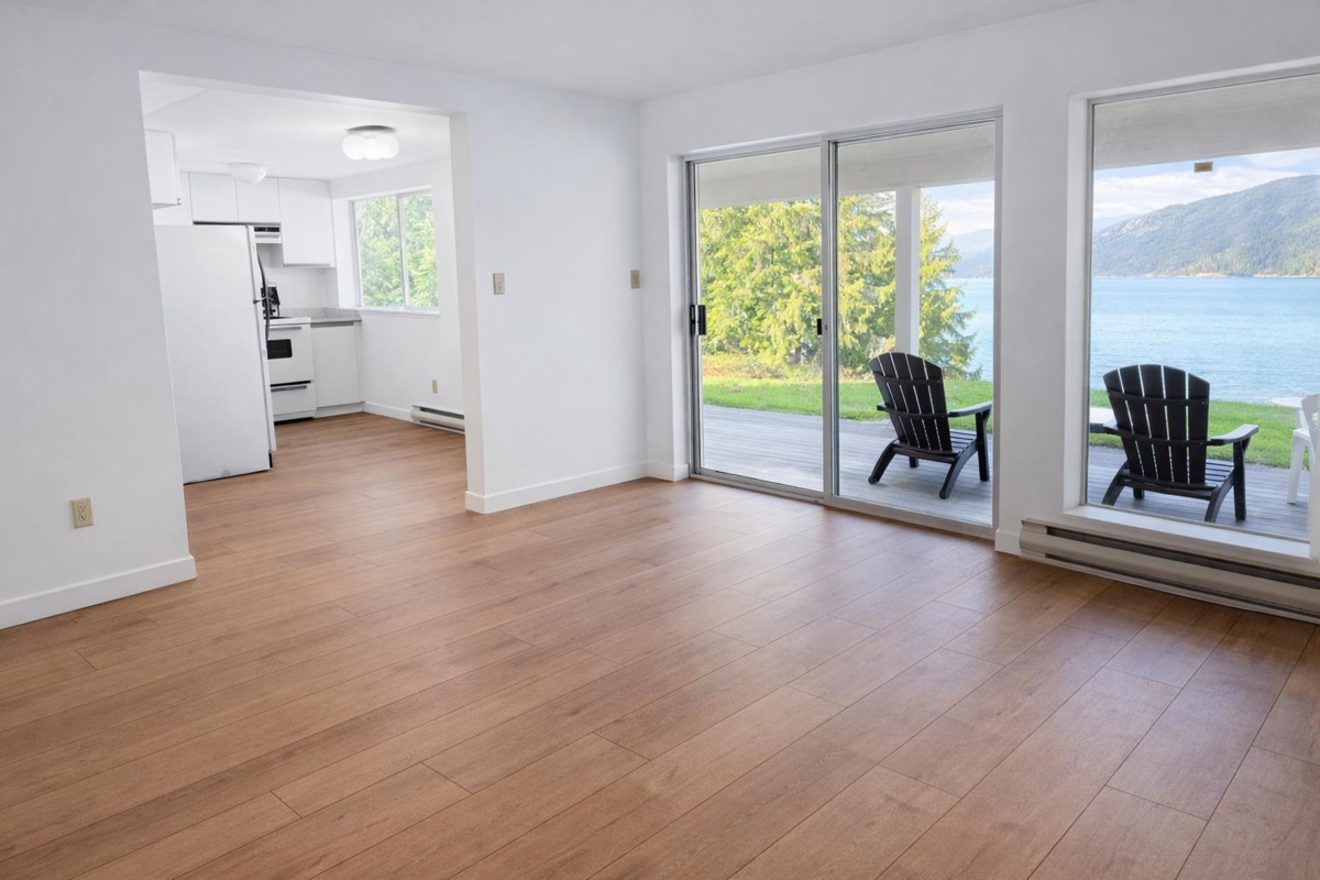 Aerial View of 6448 N Gale Avenue, Sechelt, BC