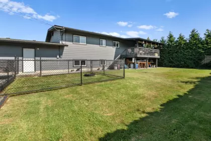Aerial View of 8789 Butchart Street, Chilliwack, BC