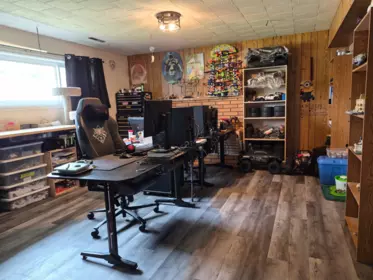 Garage Interior Photo of 8789 Butchart Street, Chilliwack, BC
