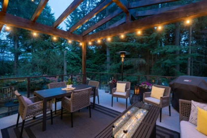 Aerial View of 801 Regal Crescent, North Vancouver, BC