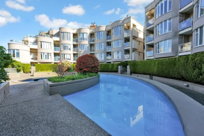 Aerial View of 211 1210 W 8th Avenue, Vancouver, BC