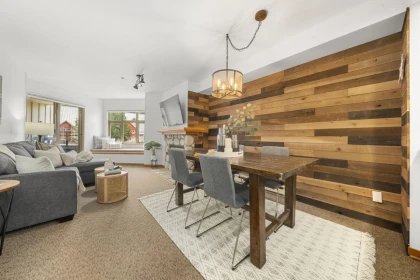 Kitchen Island Photo of 204 2050 Lake Placid Road, Whistler, BC