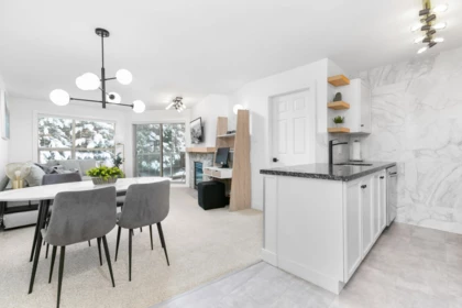 Kitchen Island Photo of 347 4800 Spearhead Drive, Whistler, BC