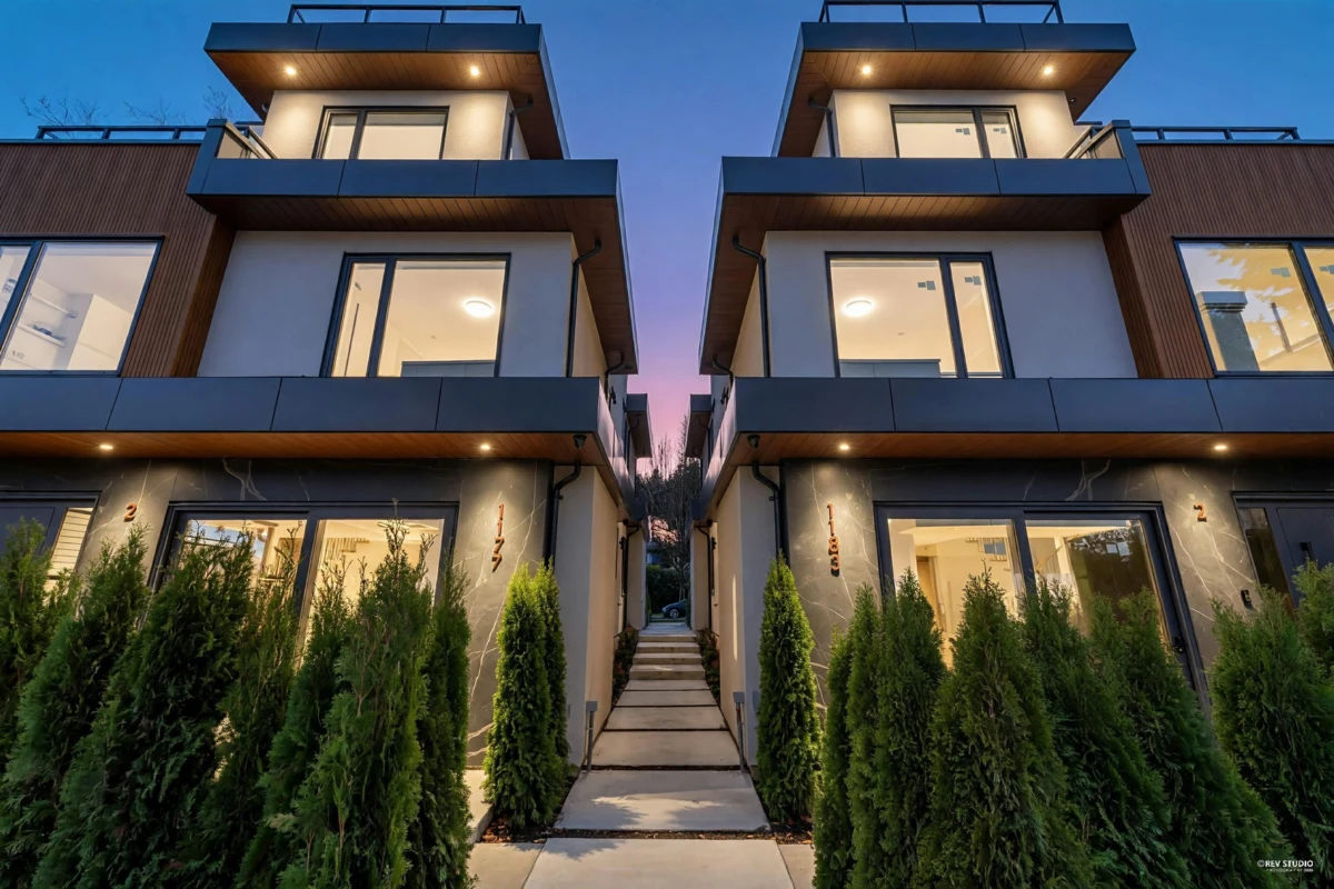 Exterior Rear Photo of 1 1177 W 33rd Avenue, Vancouver, BC