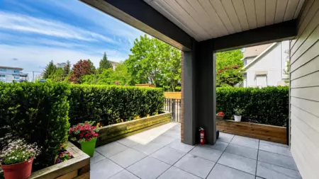 Outdoor Deck Photo of 102 7133 14th Avenue, Burnaby, BC
