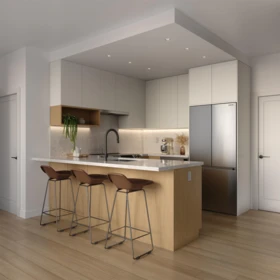 Kitchen Island Photo of A201 20117 84 Avenue, Langley, BC