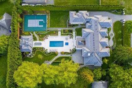 Aerial View of 18256 21a Avenue, Surrey, BC