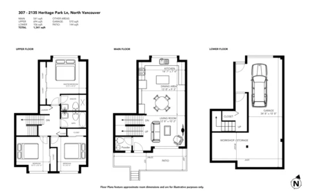 Playground / Recreational Area Near 307 2135 Heritage Park Lane, North Vancouver, BC