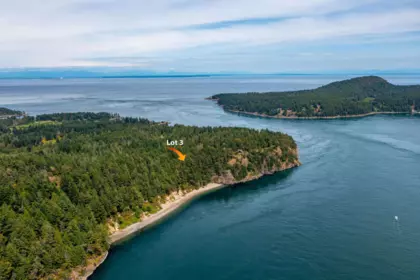 Aerial View of 354 Orca View Lane, Galiano Island, BC