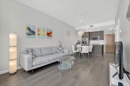 Kitchen Photo of 903 8699 Hazelbridge Way, Richmond, BC