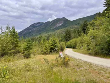 Aerial View of 7425 Sechelt Inlet Road, Sechelt, BC