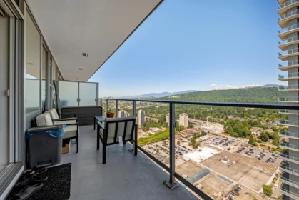 Aerial View of 4111 3833 Evergreen Place, Burnaby, BC