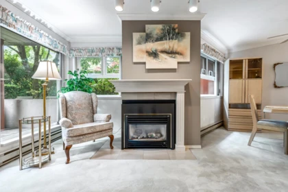 Kitchen Island Photo of 106 1240 Quayside Drive, New Westminster, BC