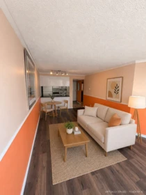 Living Room Photo of 605 1270 Robson Street, Vancouver, BC