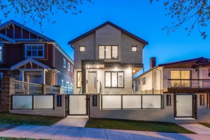 Exterior Rear Photo of 1 5461 Rhodes Street, Vancouver, BC