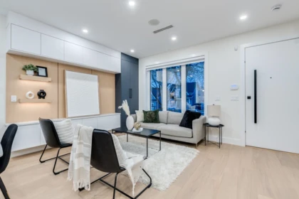 Family Room Photo of 1 5461 Rhodes Street, Vancouver, BC